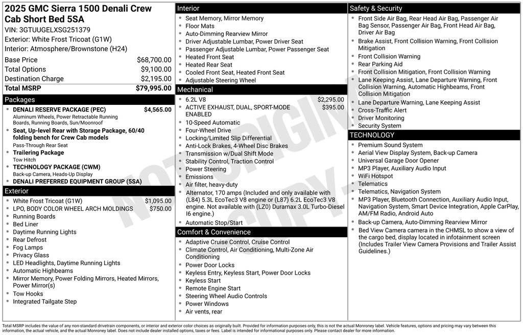 Certified Used 2025 White GMC Denali image 25