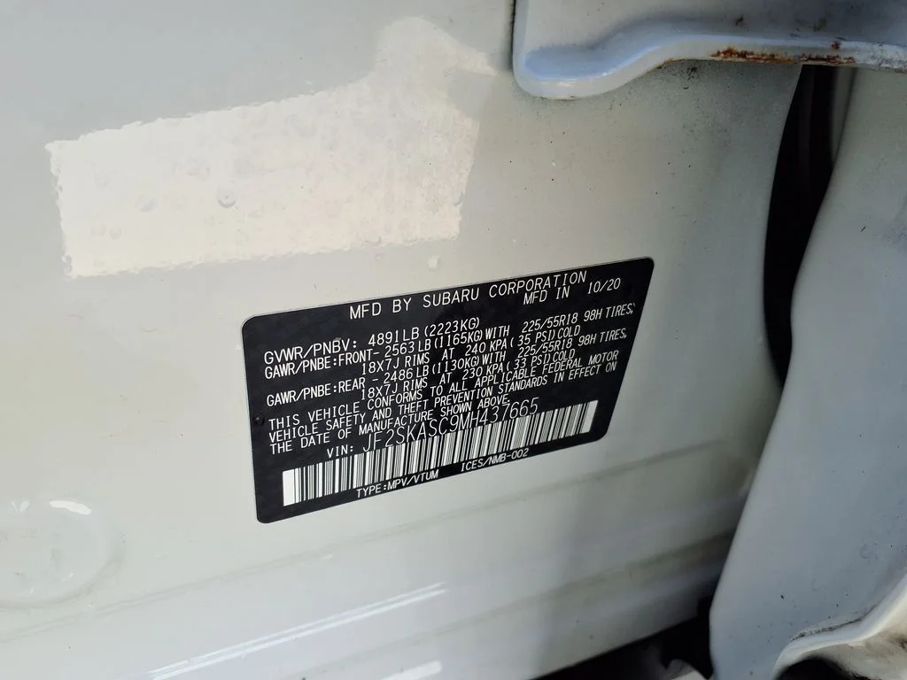Used 2021 White Subaru Limited image 36