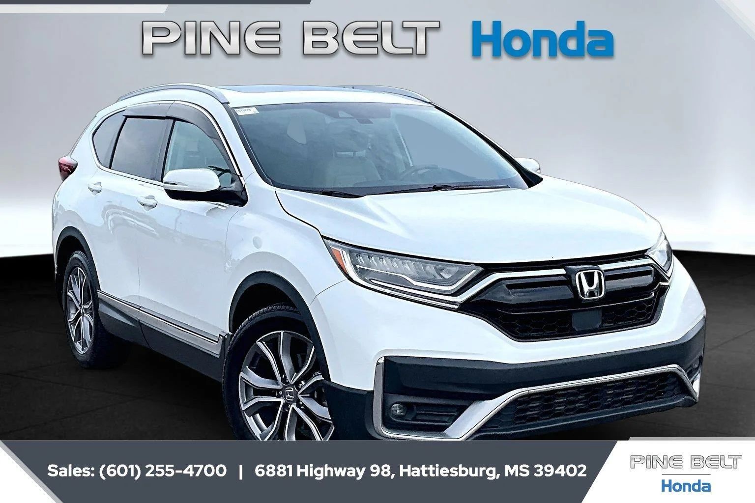 Used 2021 Platinum White Pearl Honda Touring image 1