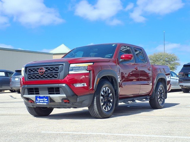 Used 2023 Red Nissan Crew Cab PRO-X 4x2 image 3