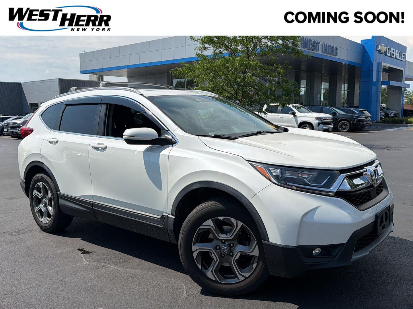 Used 2018 White Diamond Pearl Honda EX image 1