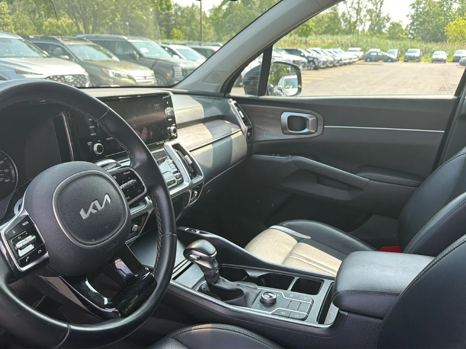 Used 2022 Ebony Black Kia X-Line S image 7