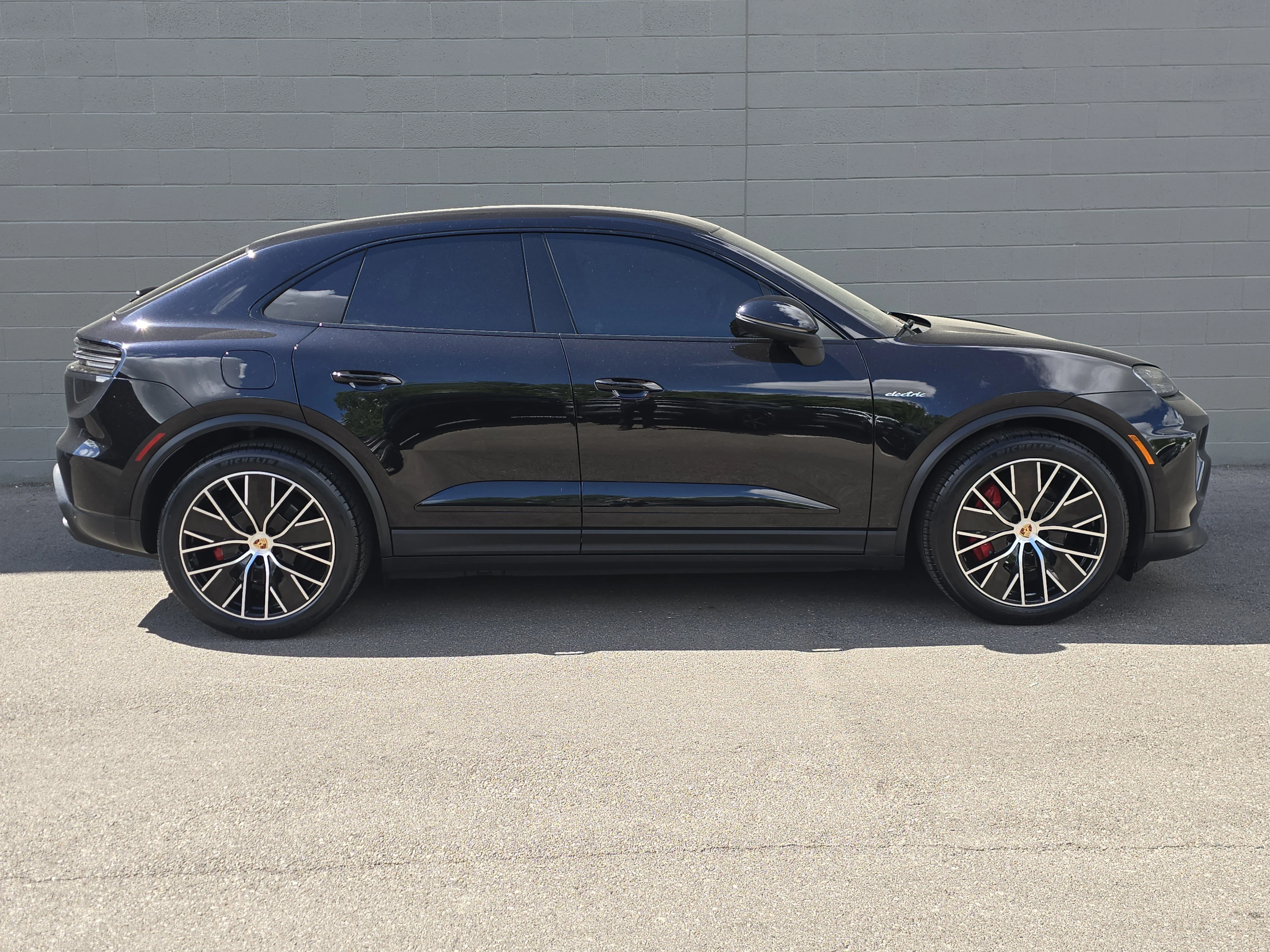 Certified Used 2025 Jet Black Metallic Porsche Electric 4S image 8