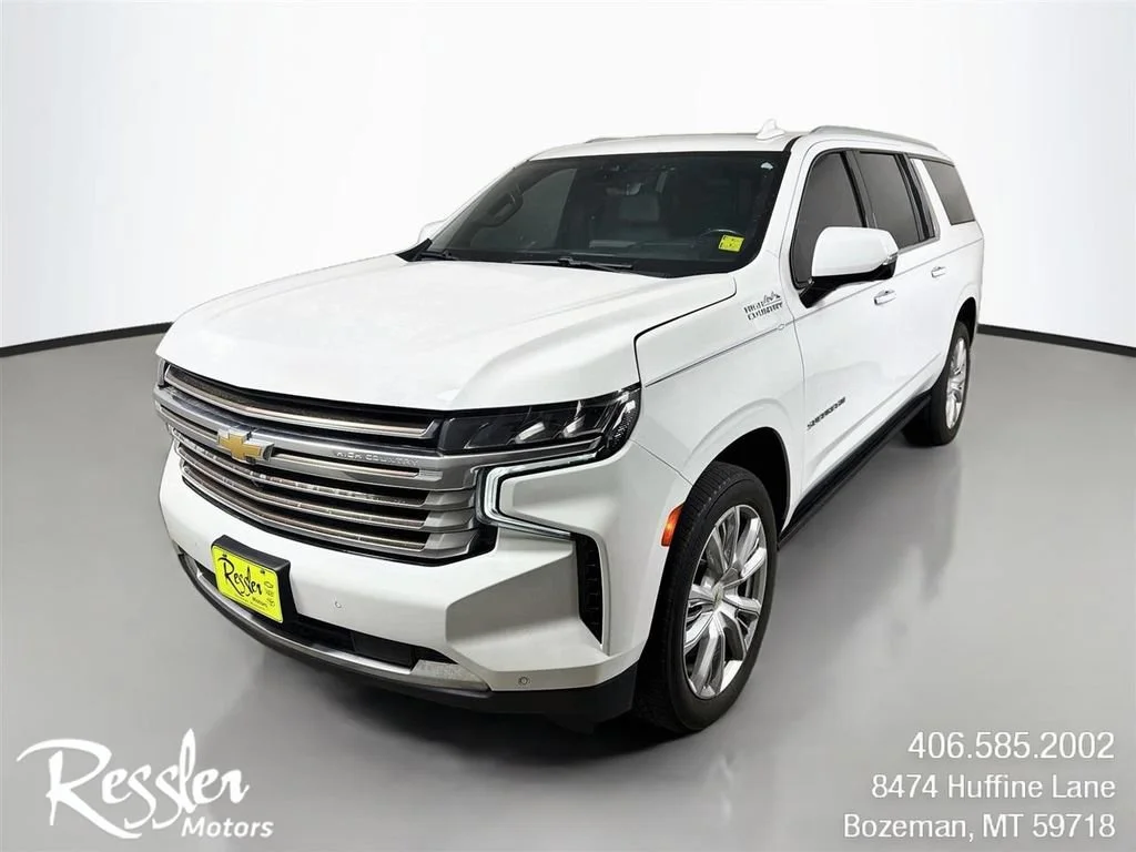 Used 2021 Summit White Chevrolet High Country image 1