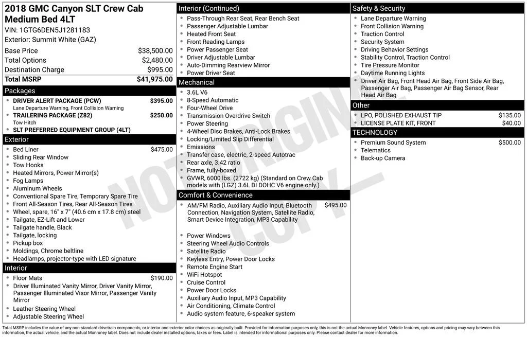 2018 GMC Canyon 4WD SLT Crew Cab Short Box's photo