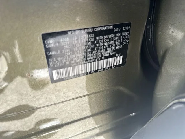 Used 2023 Green Metallic Subaru Limited image 37