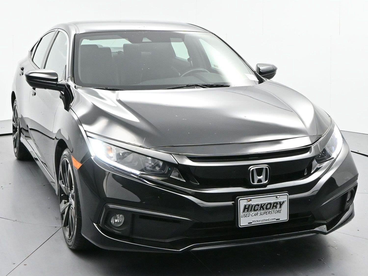 Used 2021 Crystal Black Pearl Honda Sport image 2