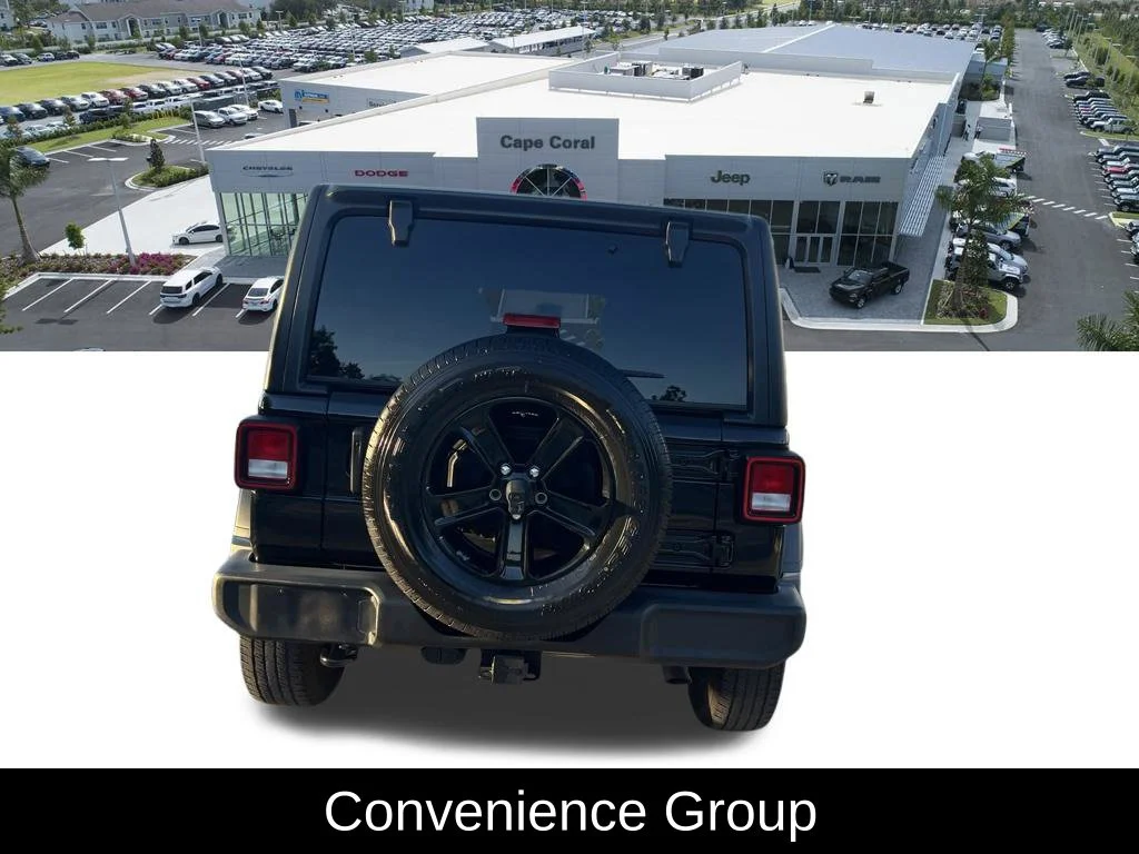 Certified Used 2022 Black Jeep Unlimited Sport Altitude image 6