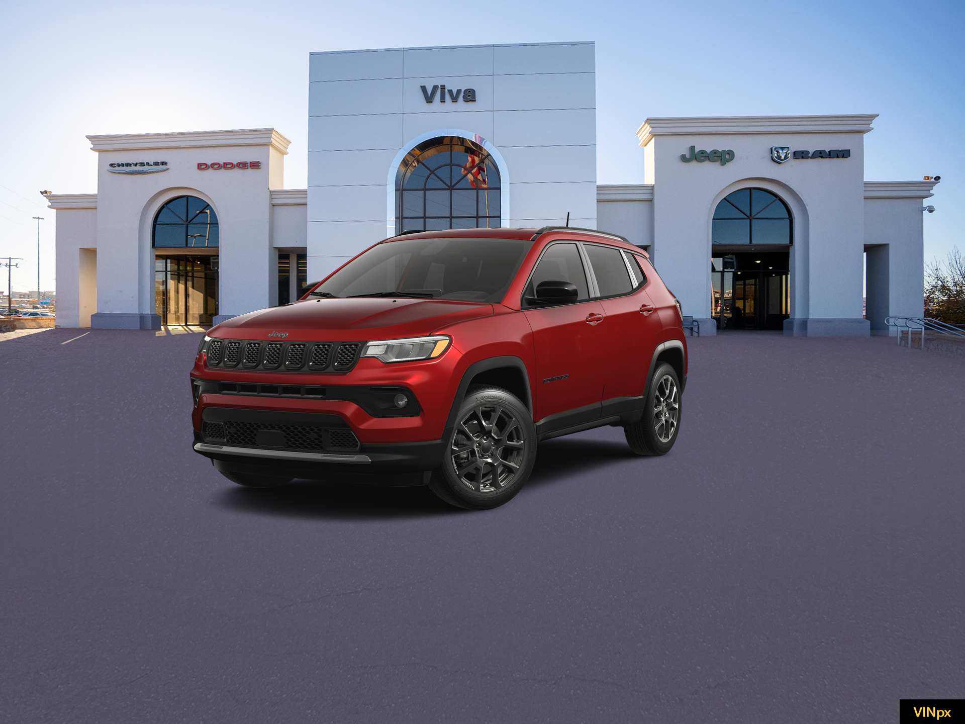 New 2026 Red Hot Pearl-Coat Exterior Paint Jeep Latitude image 13