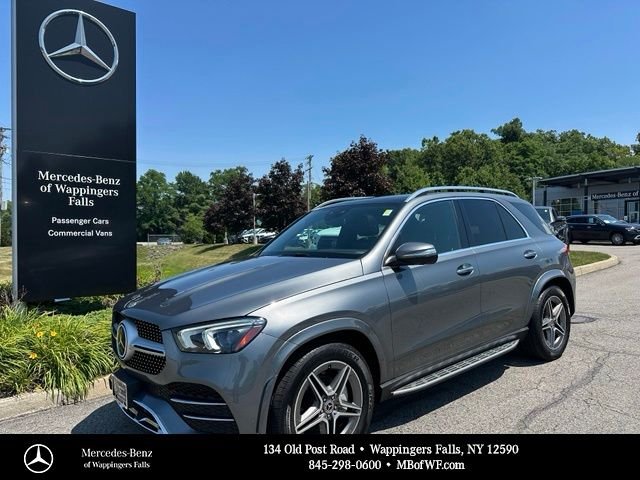Certified Used 2022 Gray Mercedes-Benz GLE 350 image 1