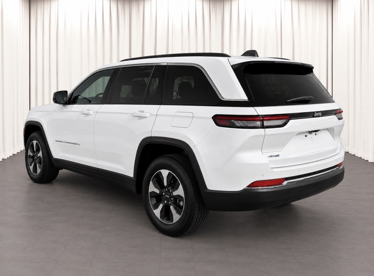 Used 2024 Bright White Clearcoat Jeep 4xe image 6