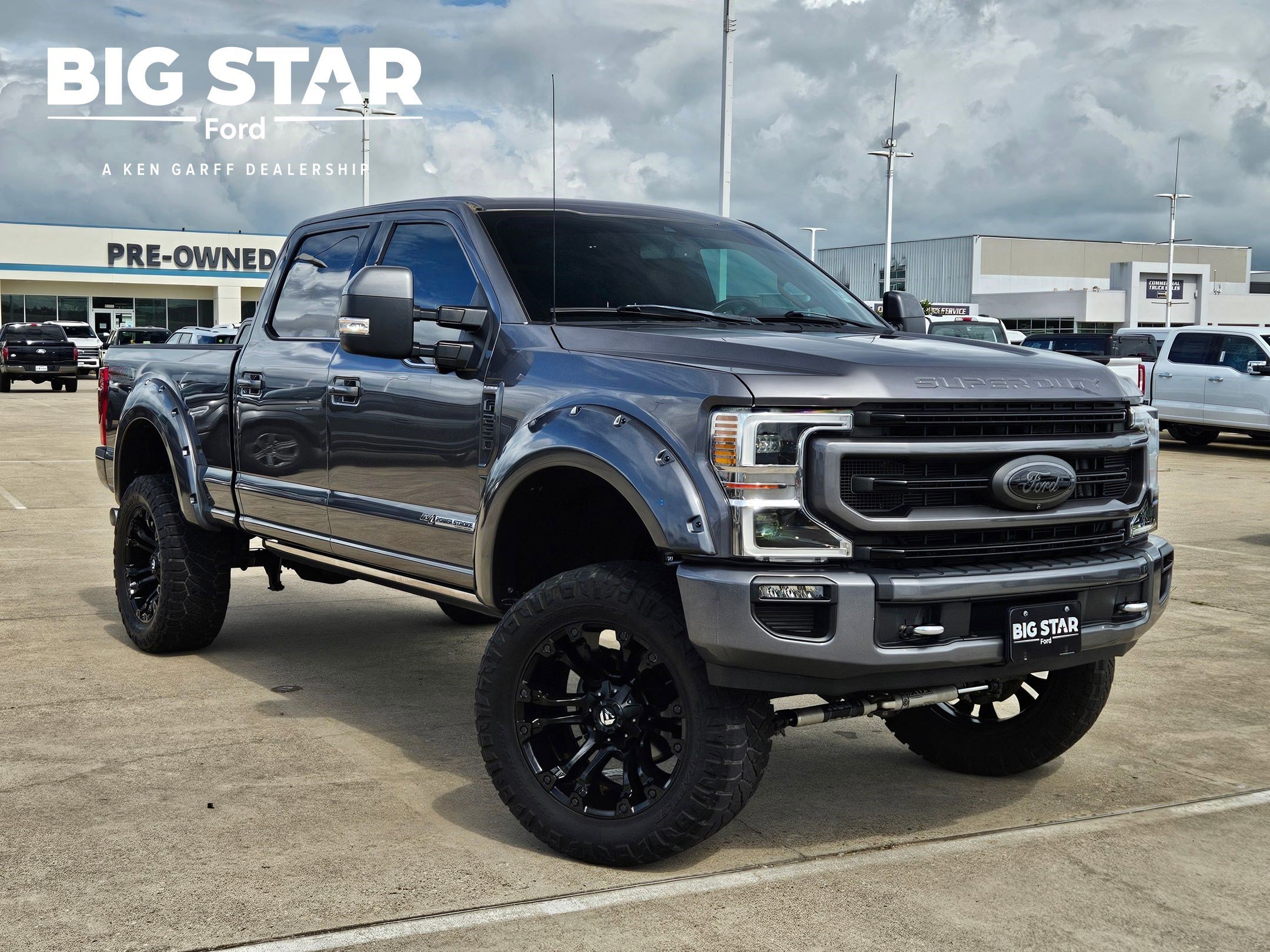 Used 2021 Carbonized Gray Metallic Ford Platinum image 1