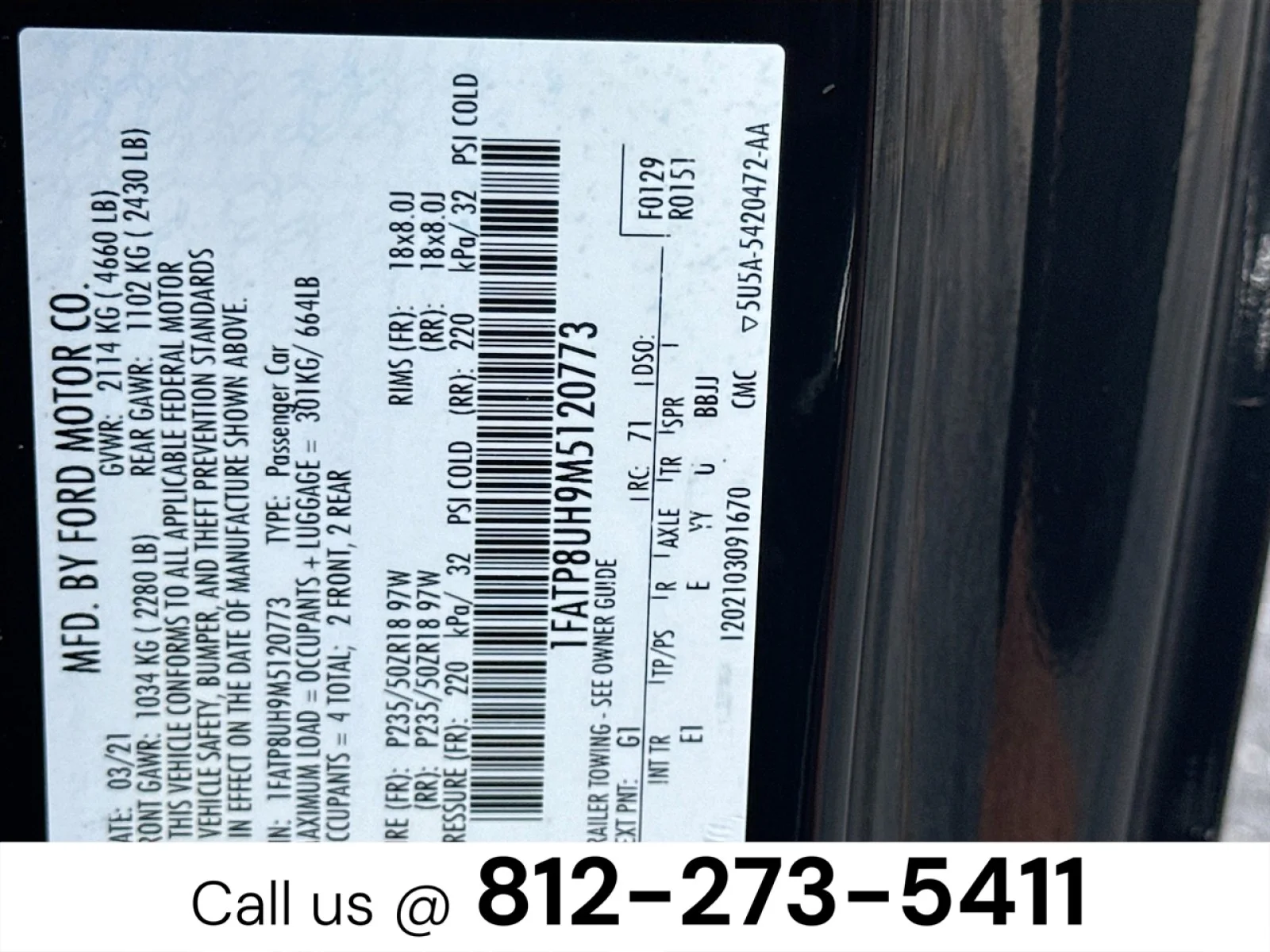 Used 2021 Black Ford EcoBoost Premium image 30