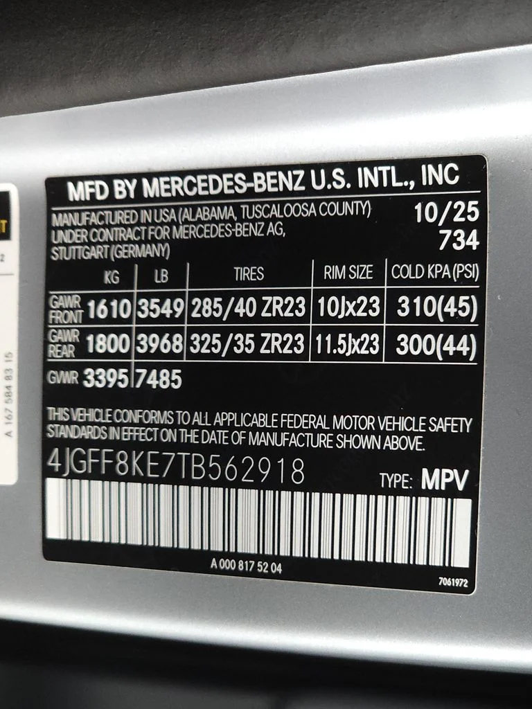 Certified Used 2026 MANUFAKTUR Cirrus Silver Magno Mercedes-Benz GLS 63 AMG® image 41