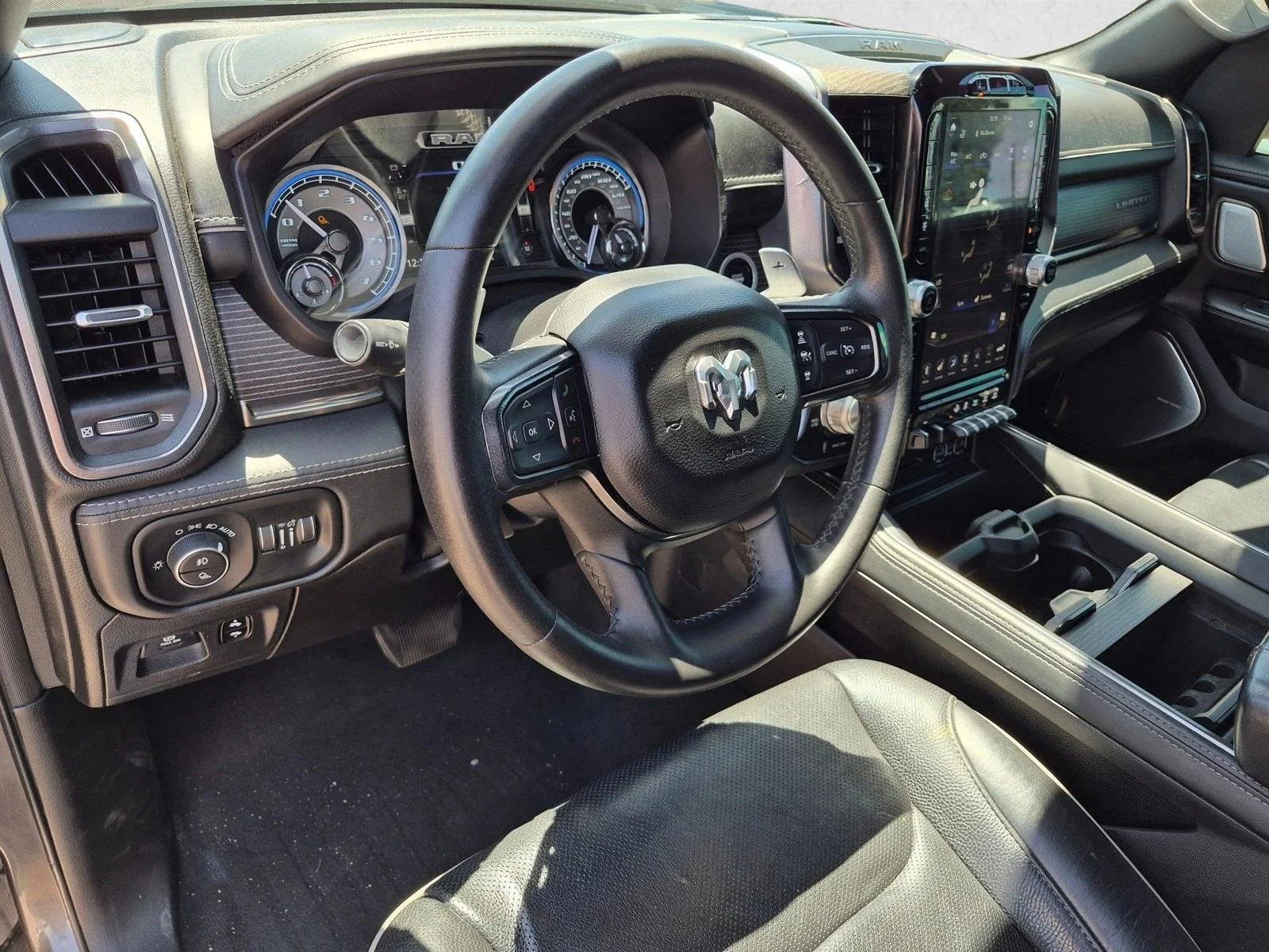 Used 2019 Granite Crystal Clearcoat Metallic Ram Limited image 10