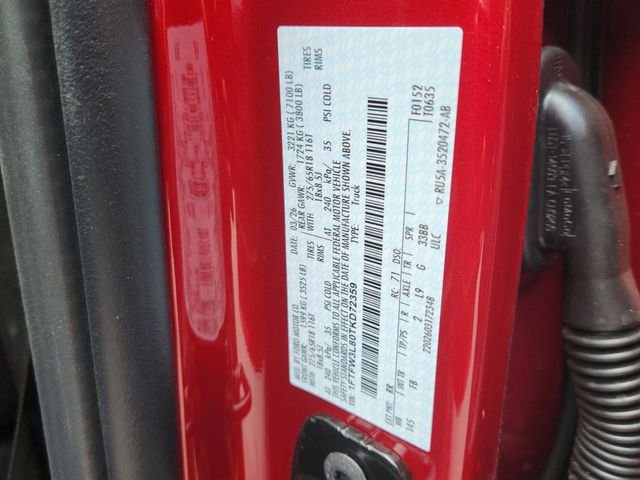 New 2026 Ruby Red Metallic Tinted Clearcoat Ford XLT image 13