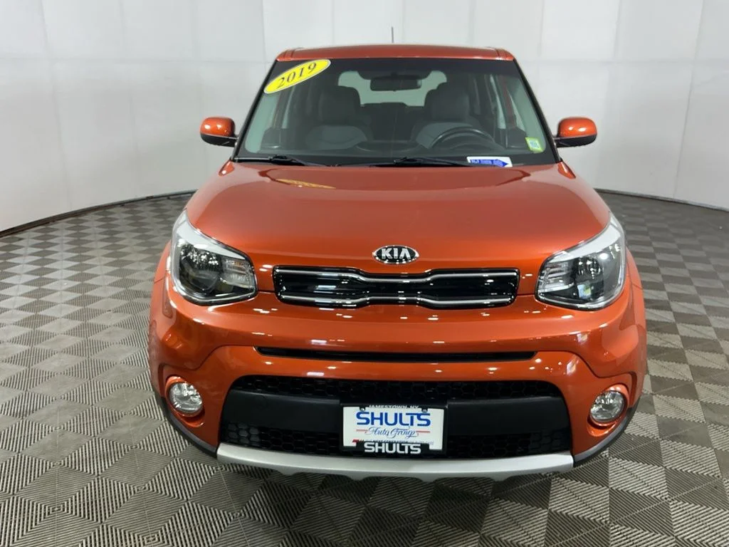Certified Used 2019 Orange Kia Plus image 2