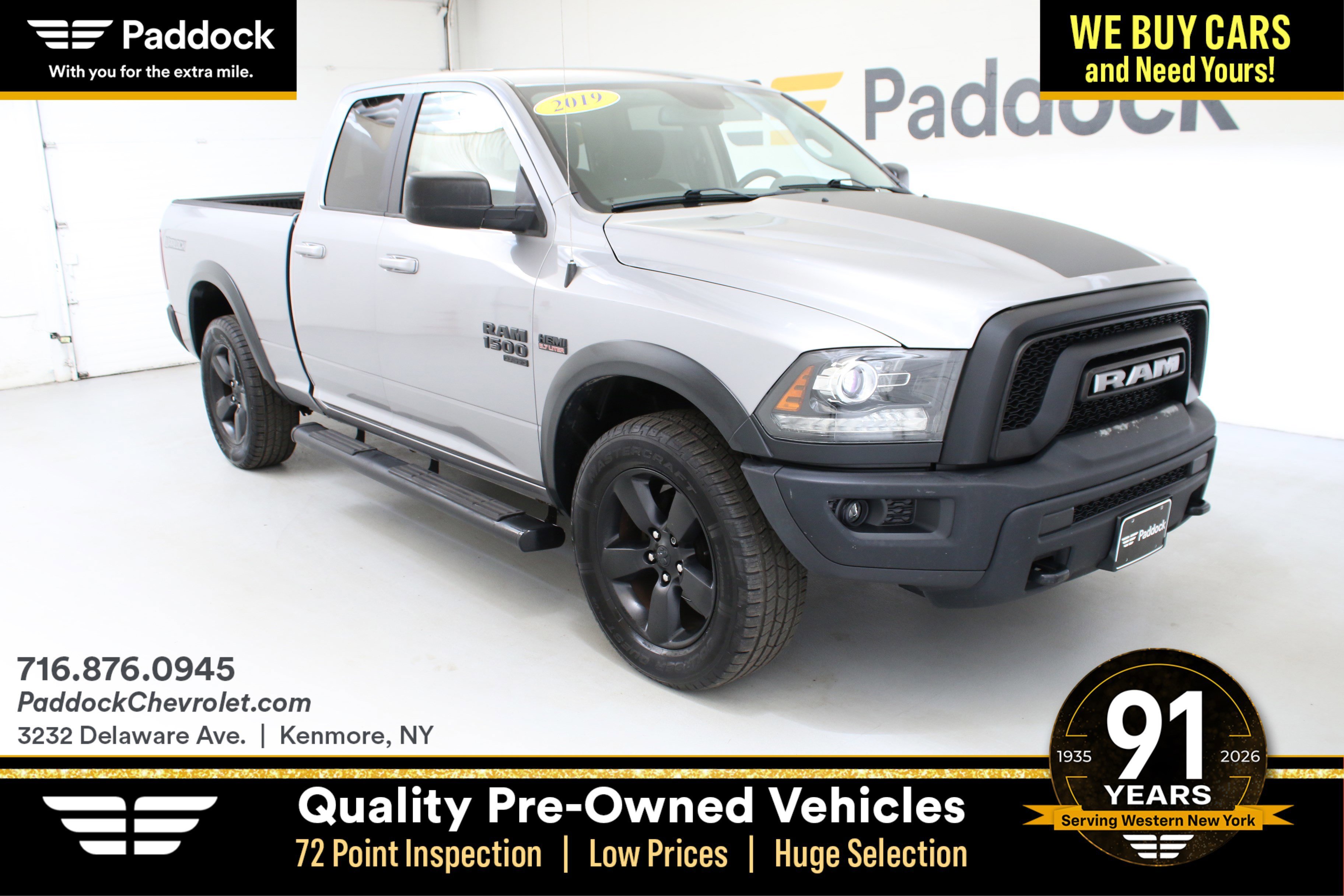 2019 RAM 1500 Classic Warlock 4x4 Quad Cab 6'4's photo