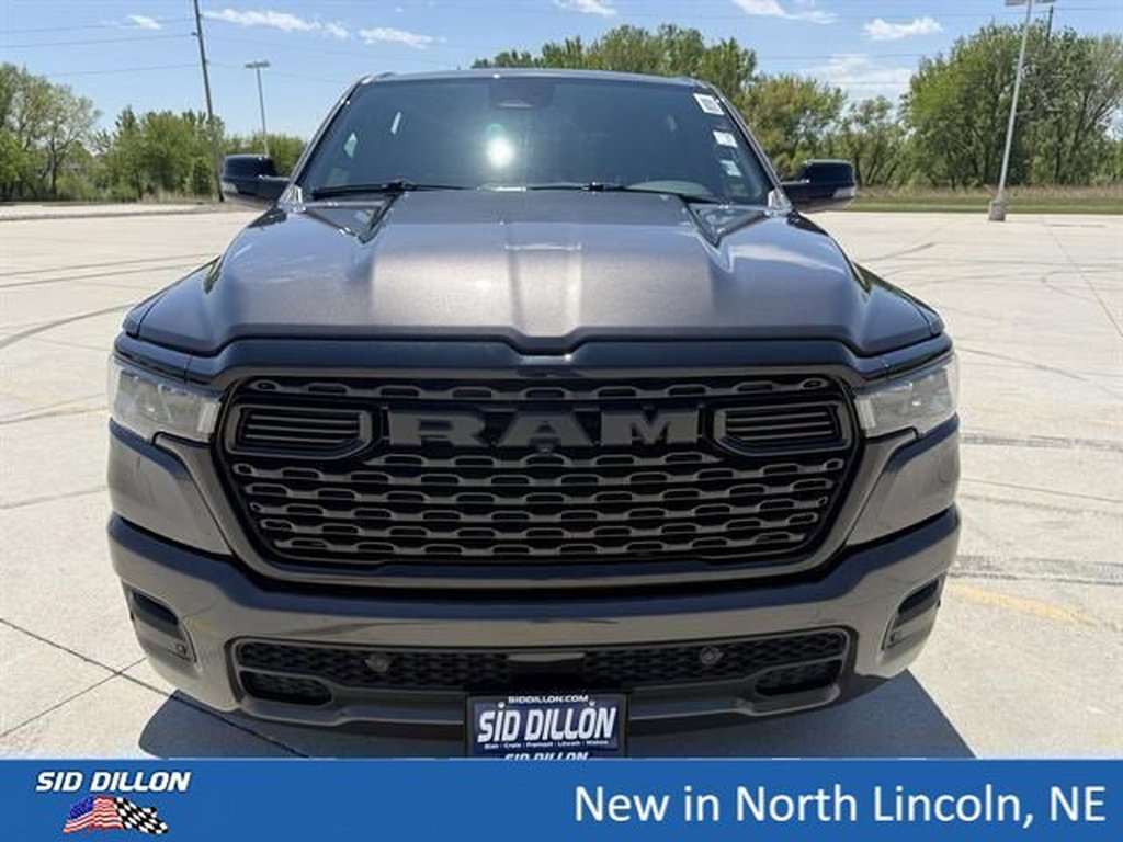 New 2026 Granite Crystal Metallic Clear-Coat Exterior Paint RAM Big Horn Crew Cab 4x4 5