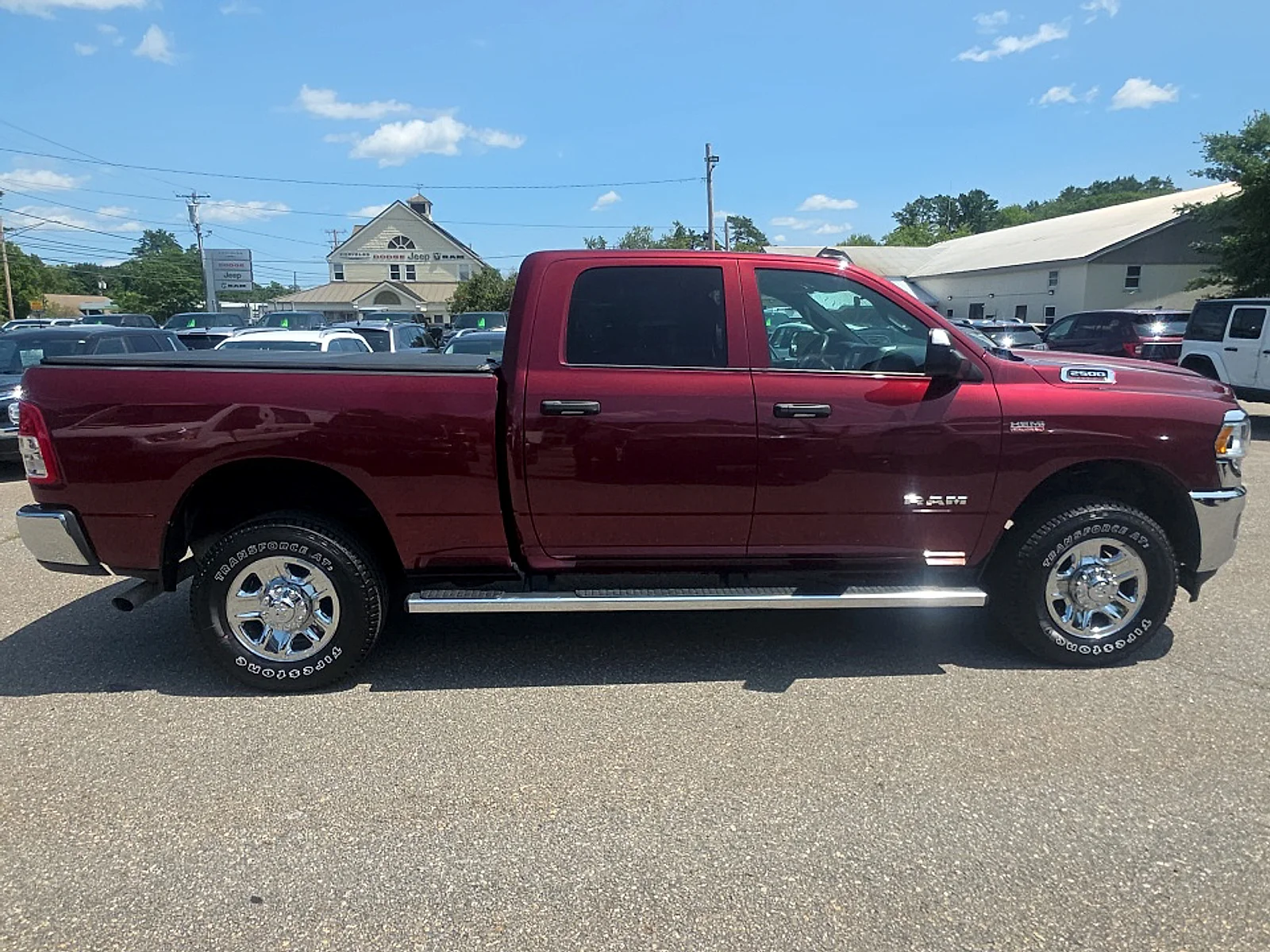 Certified Used 2021 Delmonico Red Pearlcoat Ram Tradesman Crew Cab 4x4 6