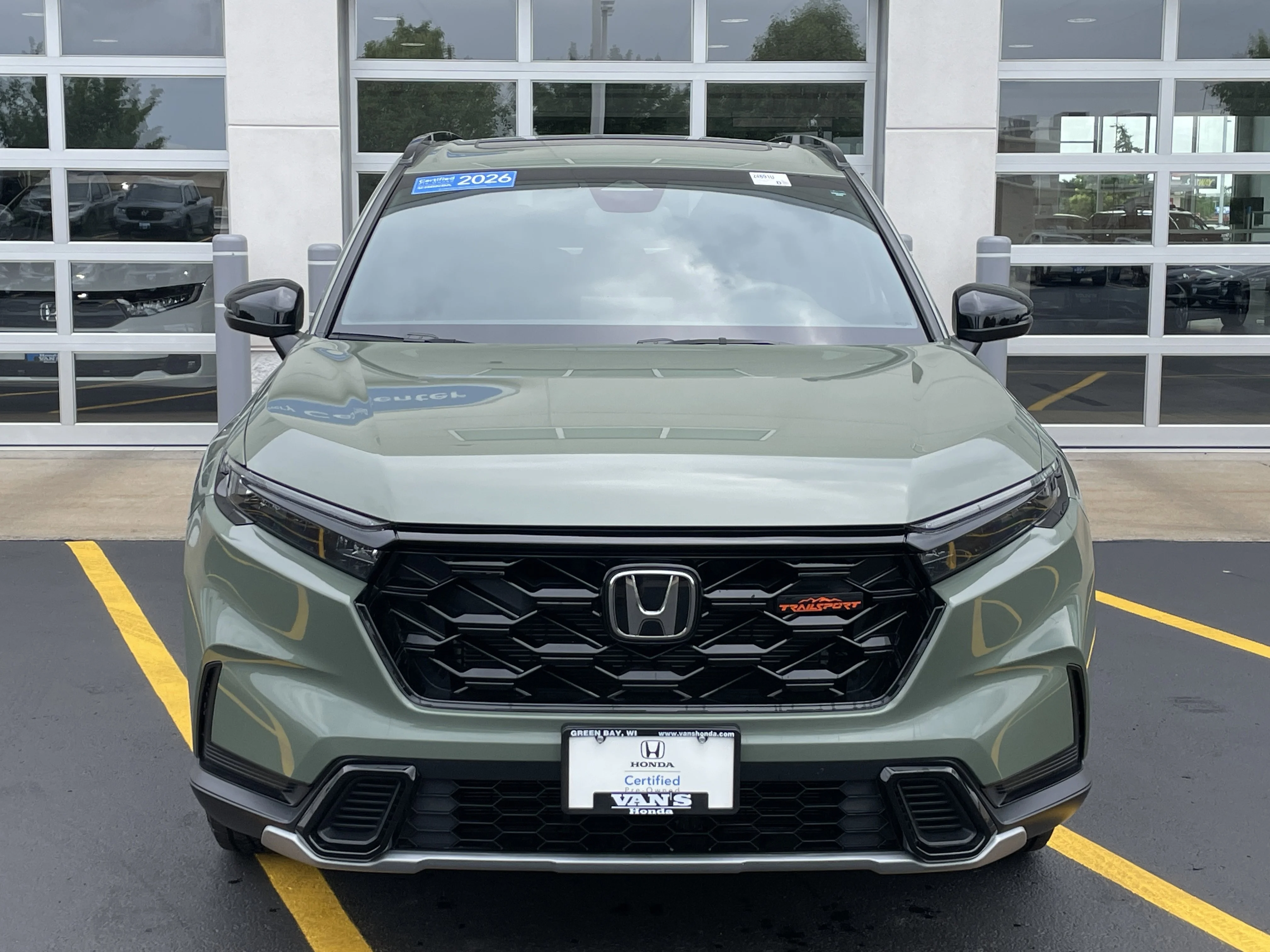 Certified Used 2026 Ash Green Metallic Honda AWD TrailSport Hybrid image 2