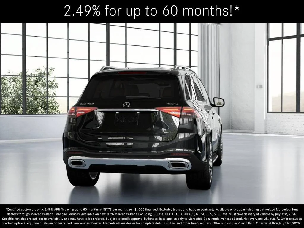 New 2026 Obsidian Black Metallic Mercedes-Benz GLE 450 image 24