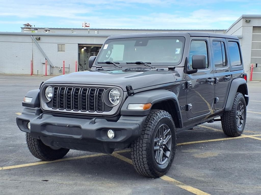 Certified 2024 Jeep Wrangler 4-Door Sport S with VIN 1C4PJXDN1RW268821 for sale in Kansas City