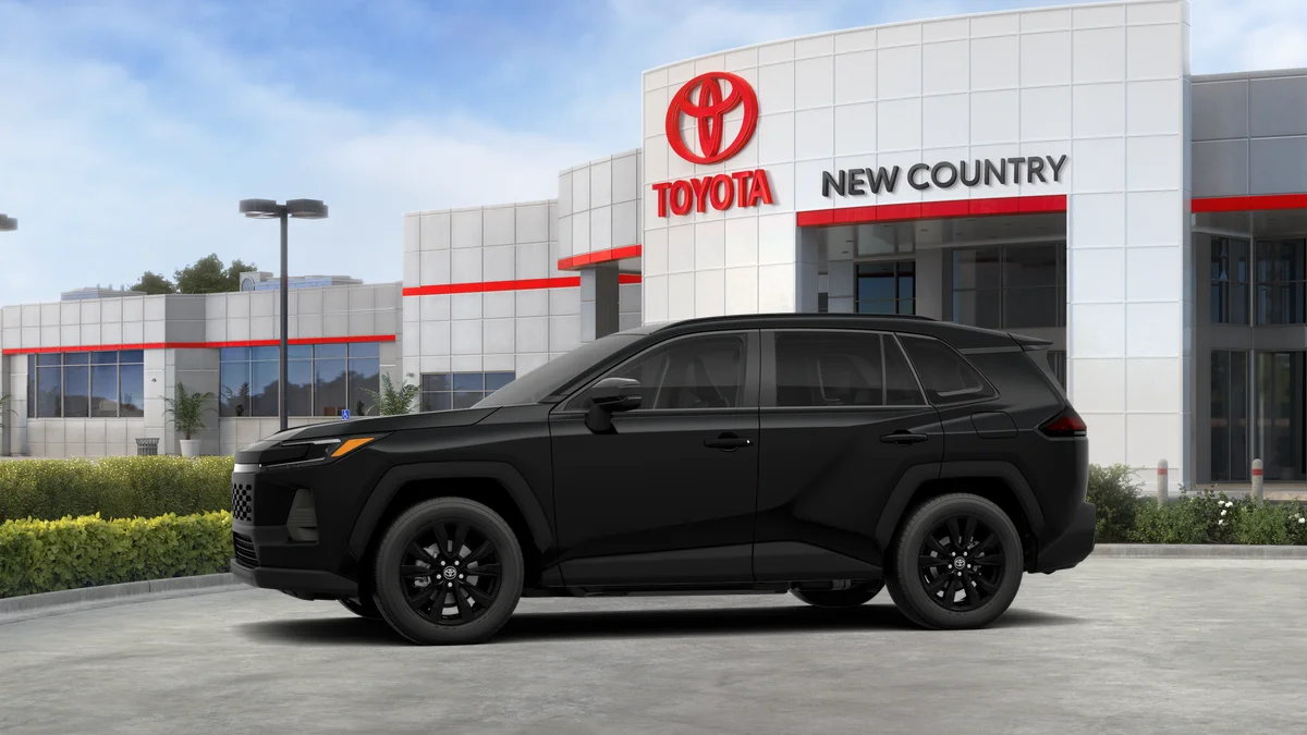 New 2026 Midnight Black Metallic Toyota XLE Premium image 3