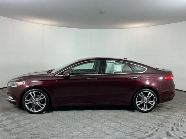 Used 2017 Burgundy Velvet Metallic Tinted Clearcoat Ford Titanium image 8