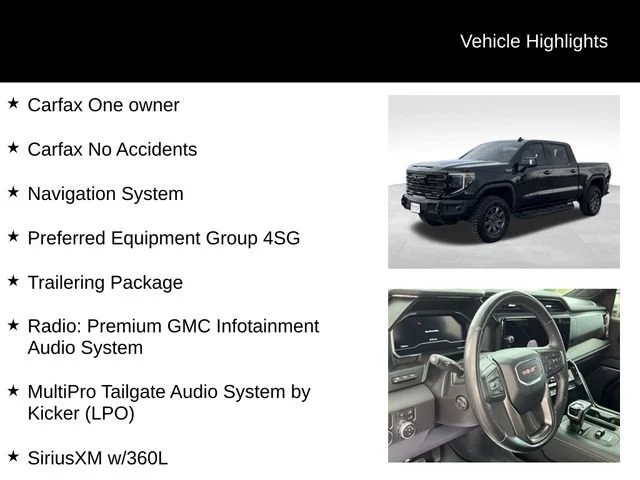 Certified Used 2024 Onyx Black GMC AT4X image 8