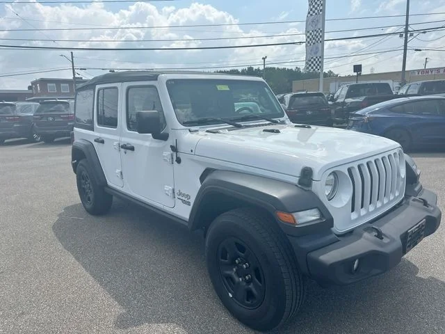 Used 2020 White Jeep Unlimited Sport image 11