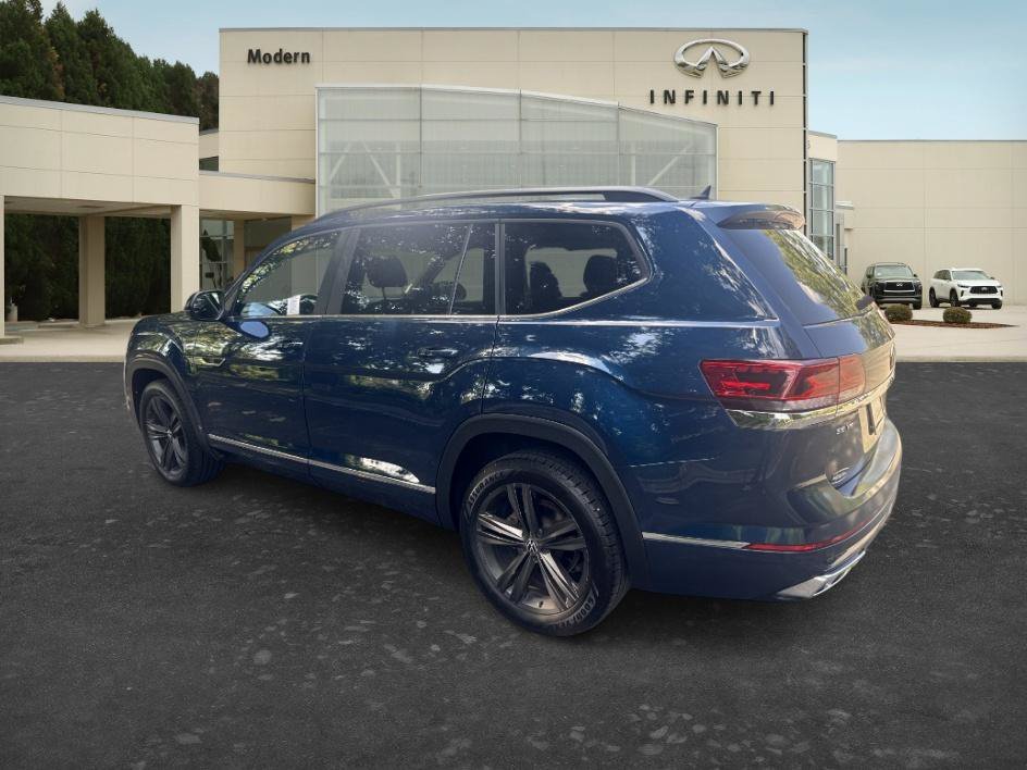 Used 2021 Tourmaline Blue Metallic Volkswagen 3.6L V6 SE w/Technology R-Line image 6