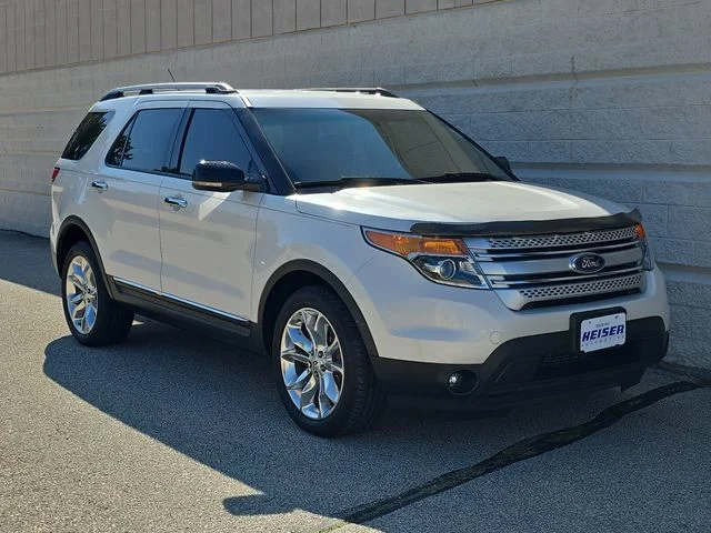 Used 2015 White Platinum Clearcoat Metallic Ford XLT image 14