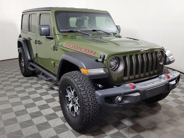 Used 2020 Sarge Green Clearcoat Jeep Rubicon image 3