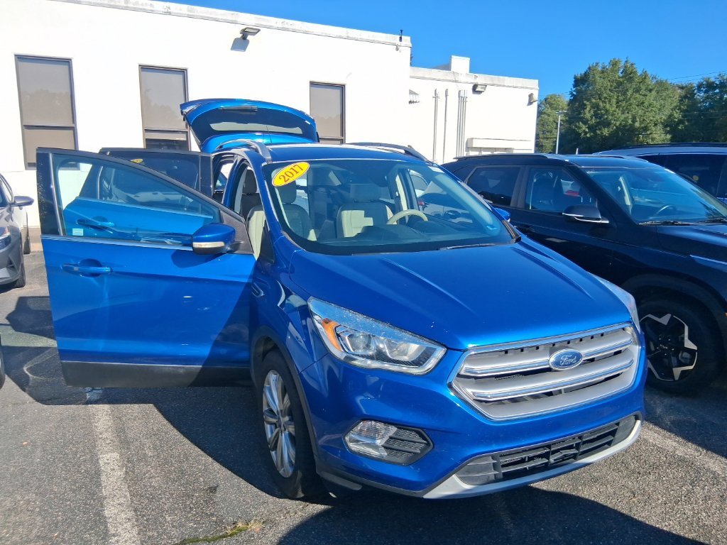 Used 2017 Blue Ford Titanium image 21