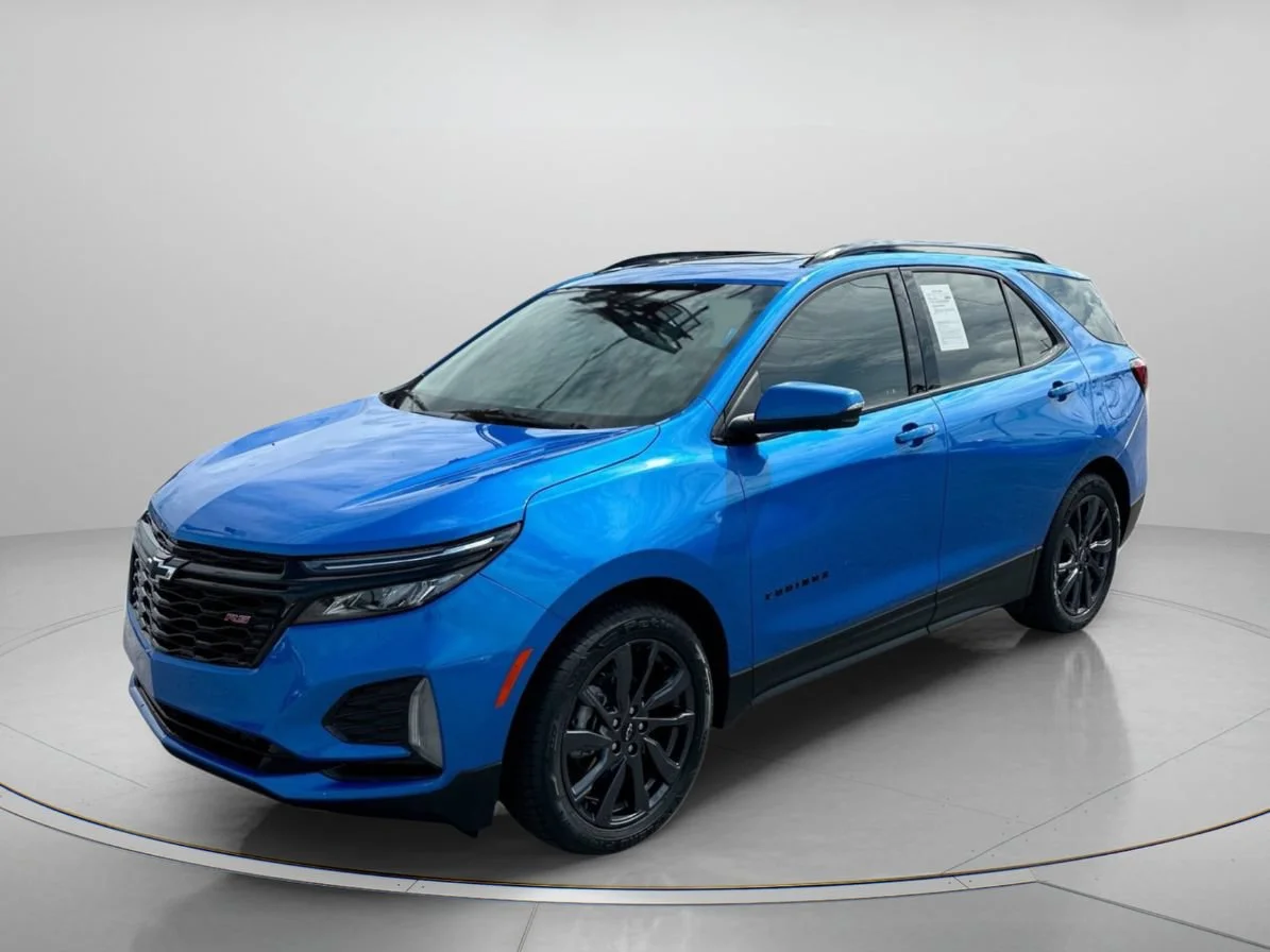 Used 2024 Riptide Blue Metallic Chevrolet RS image 4