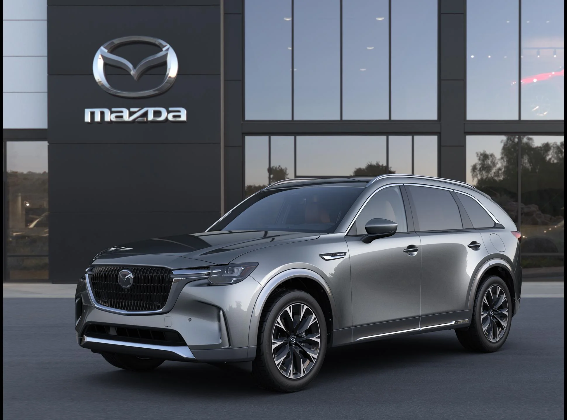 New 2026 Machine Gray Metallic Mazda 3.3 Turbo S Premium Plus AWD image 1