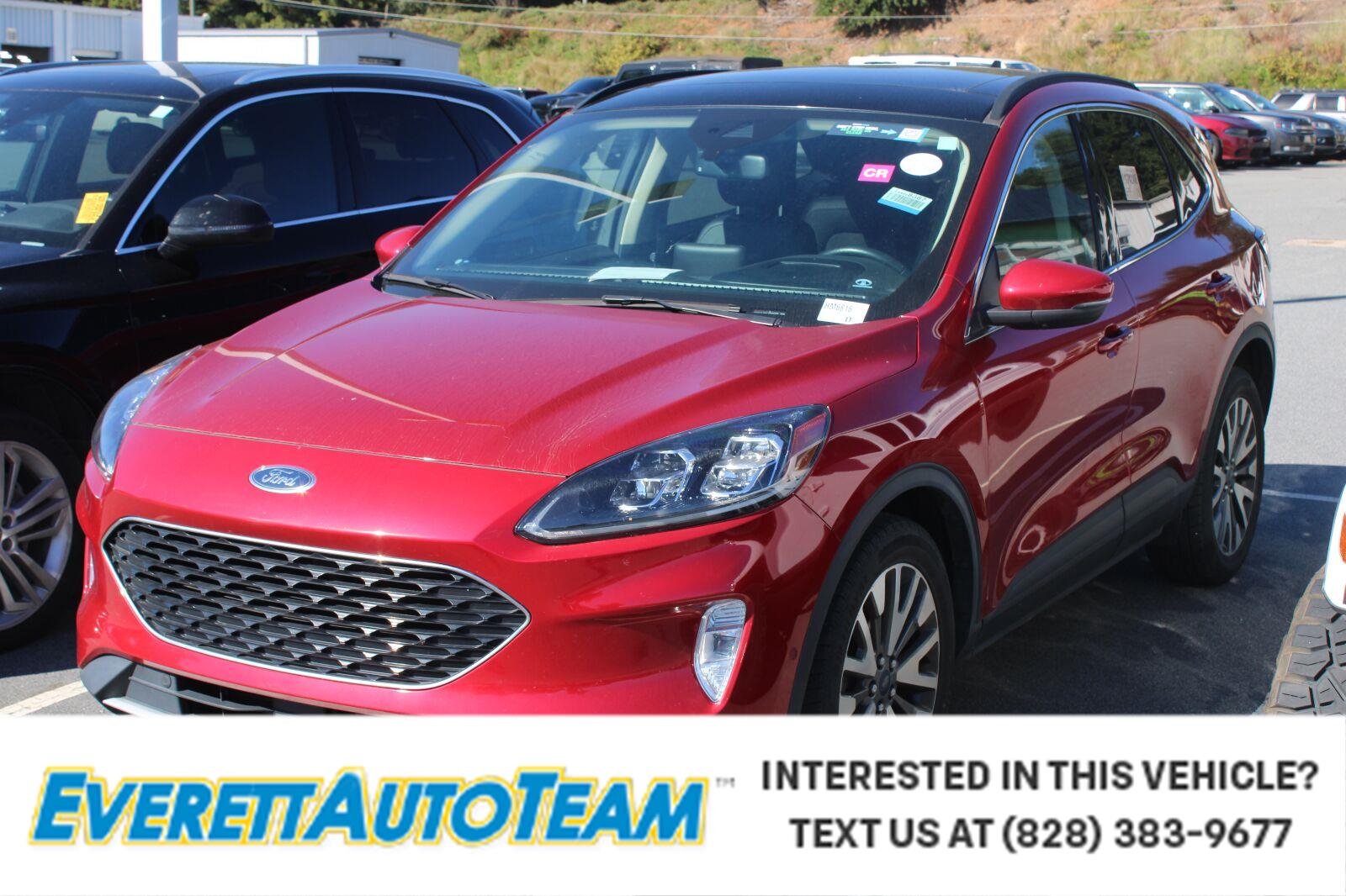 Used 2020 Rapid Red Metallic Tinted Clearcoat Ford Titanium image 1