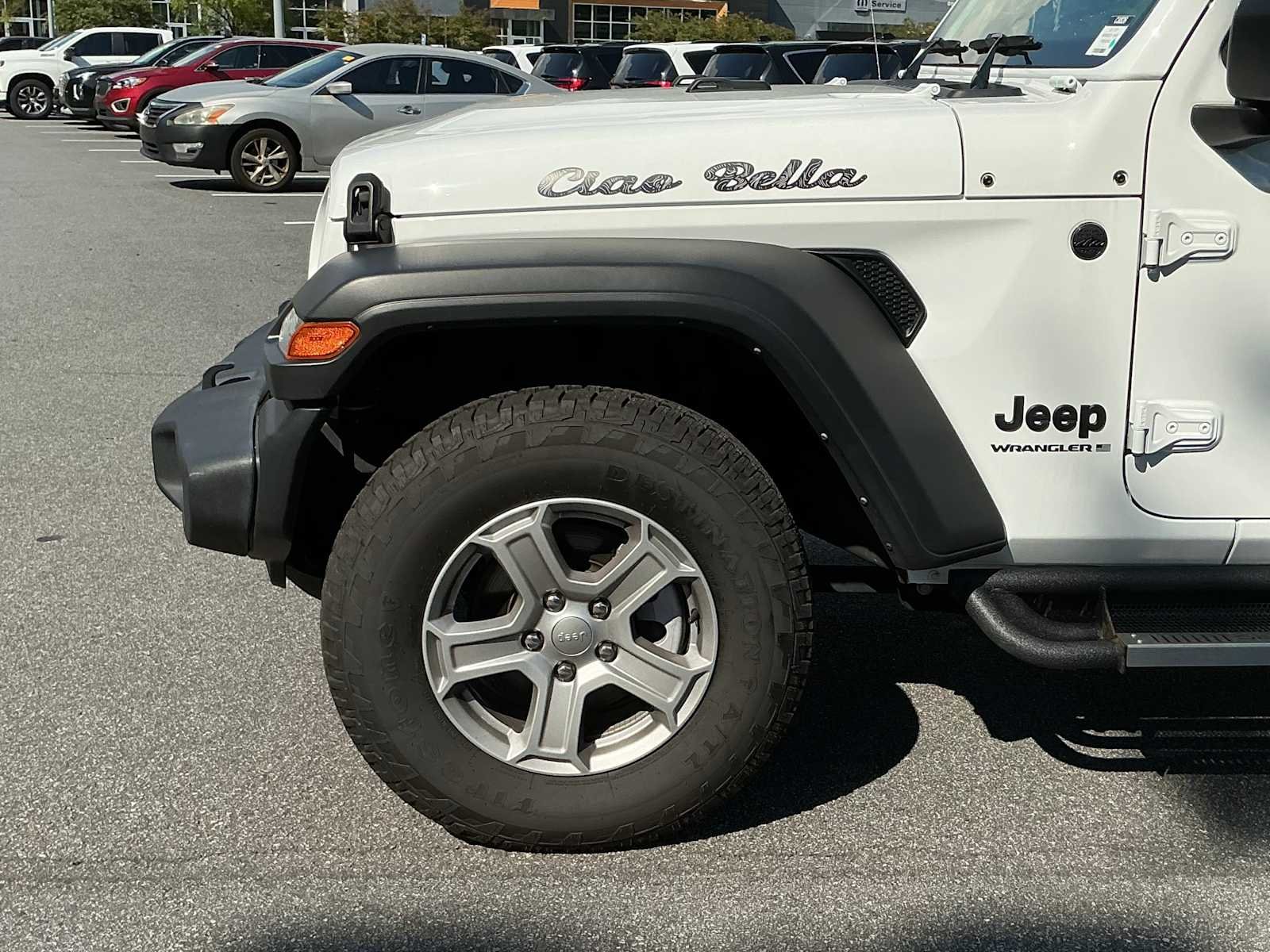 Used 2023 Bright White Clearcoat Jeep Sport S image 12
