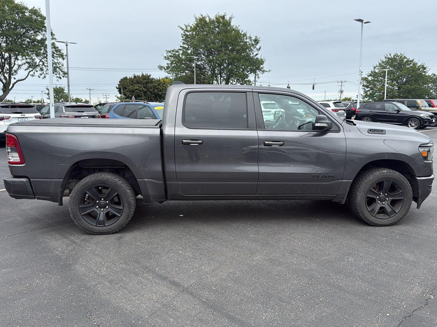 Used 2022 Granite Crystal Metallic Clearcoat Ram Big Horn image 11