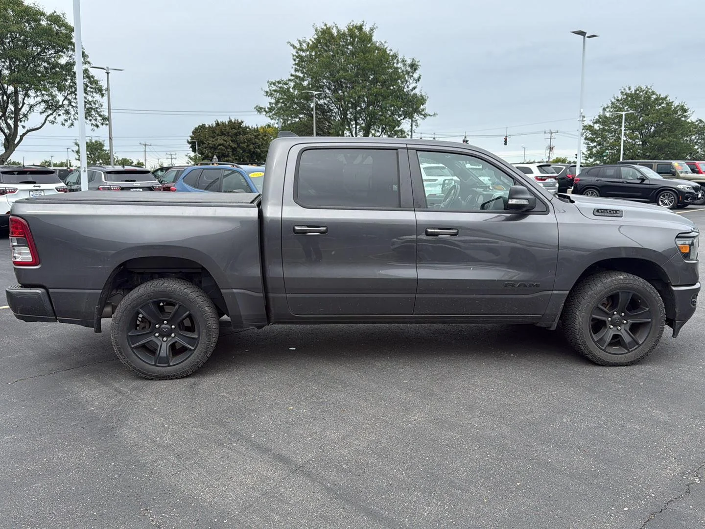 Used 2022 Granite Crystal Metallic Clearcoat Ram Big Horn image 11