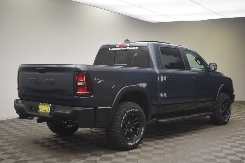 New 2026 Forged Blue Metallic Exterior Paint RAM Rebel image 7