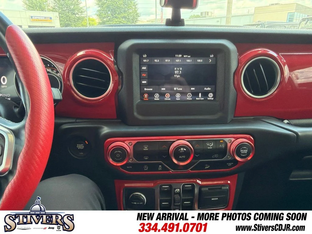 Used 2020 Red Jeep Unlimited Sahara Altitude image 23