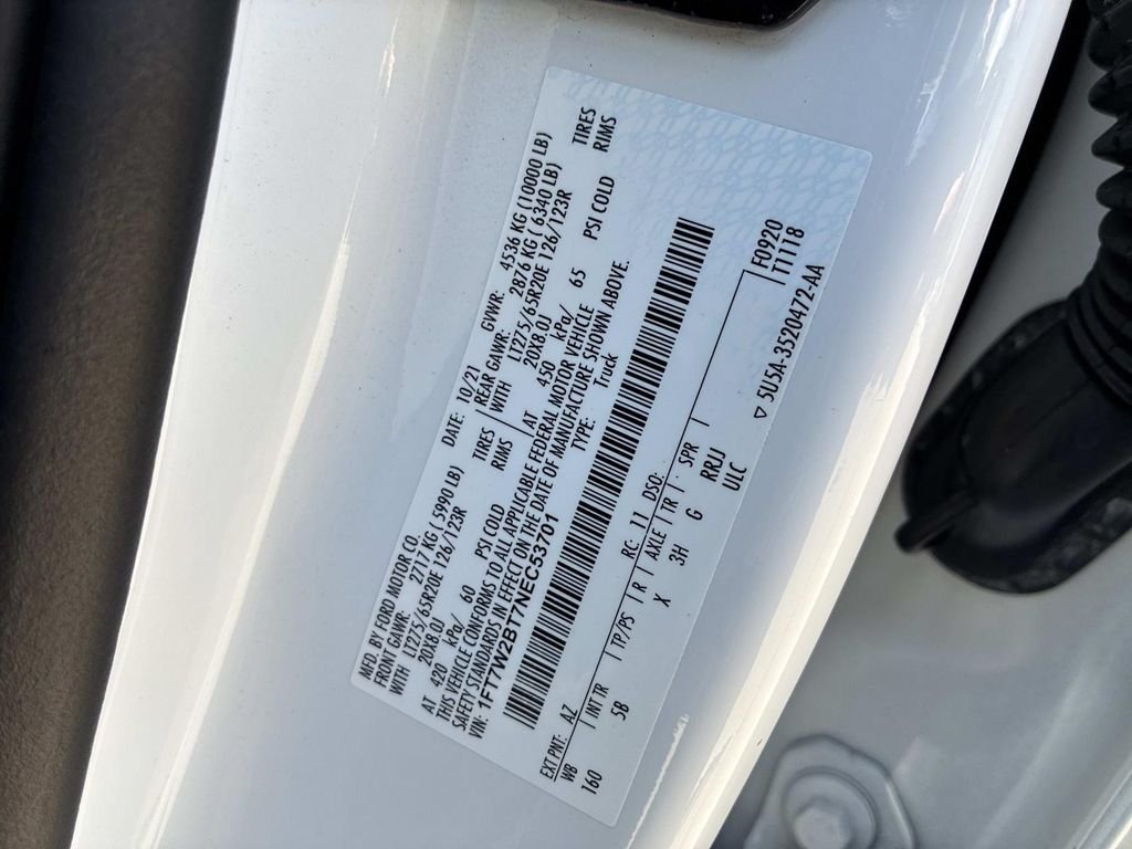 Used 2022 White Ford Lariat image 23