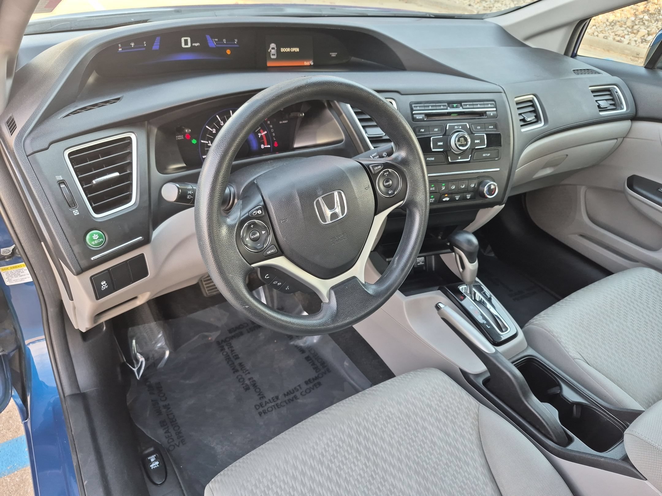 Used 2015 Dyno Blue Pearl Honda LX Sedan image 10