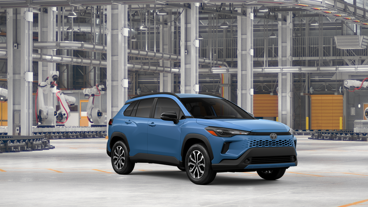 New 2026 Cavalry Blue Toyota Hybrid SE image 15