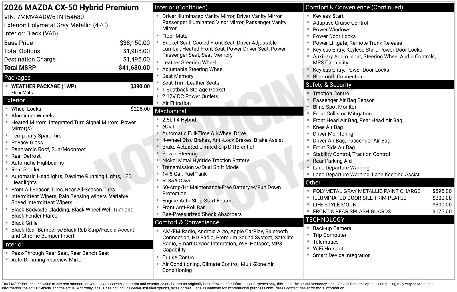 New 2026 Polymetal Gray Metallic Mazda Premium image 4