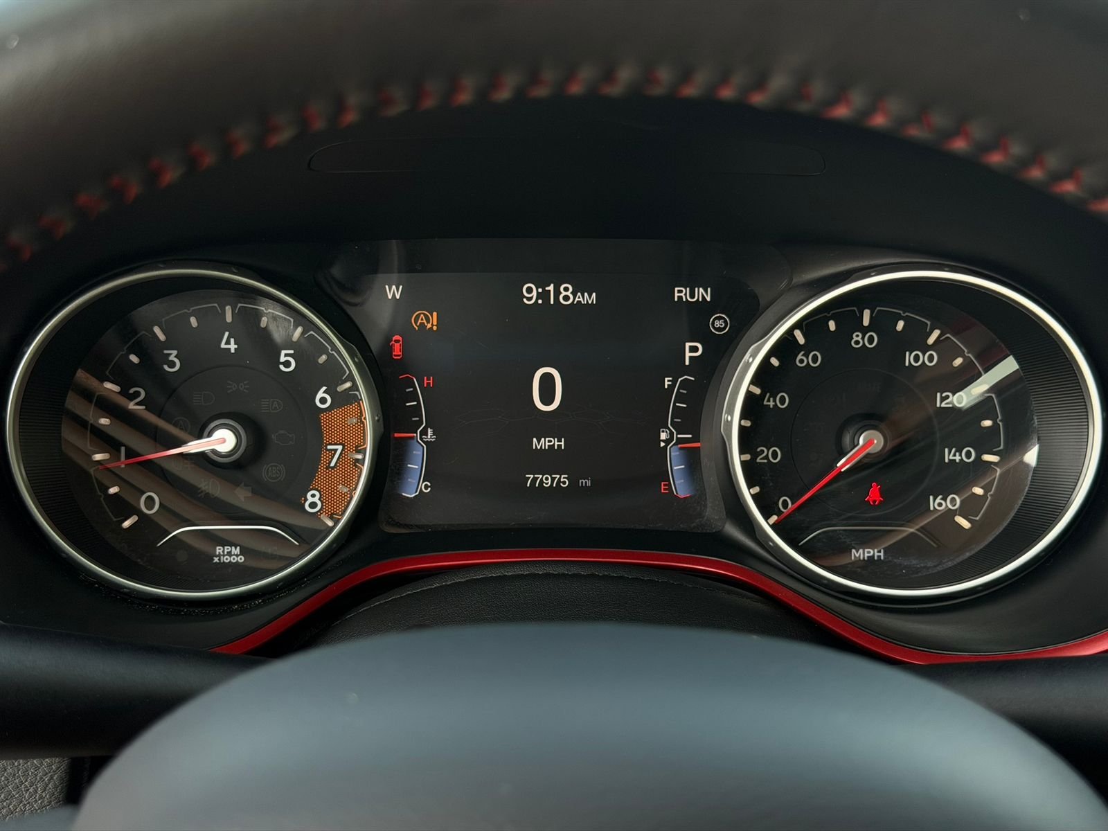 Used 2019 Jazz Blue Pearlcoat Jeep Trailhawk image 22
