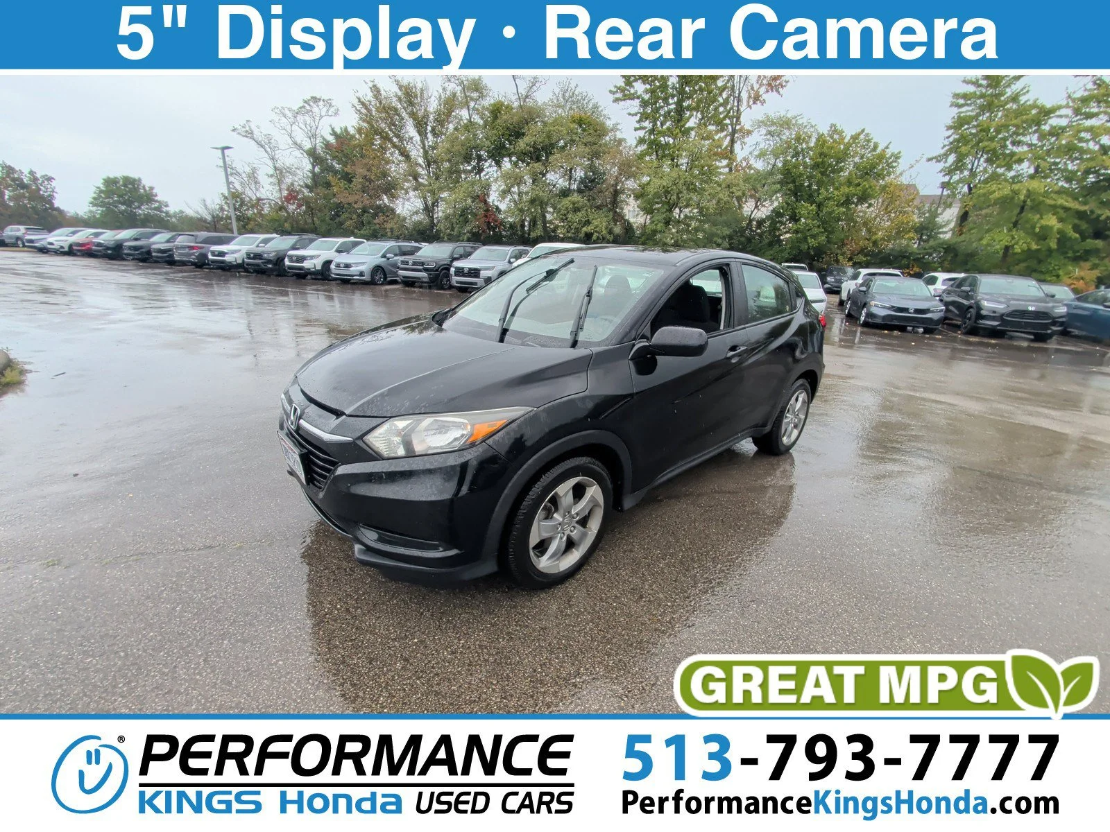 Used 2018 Crystal Black Pearl Honda LX image 1