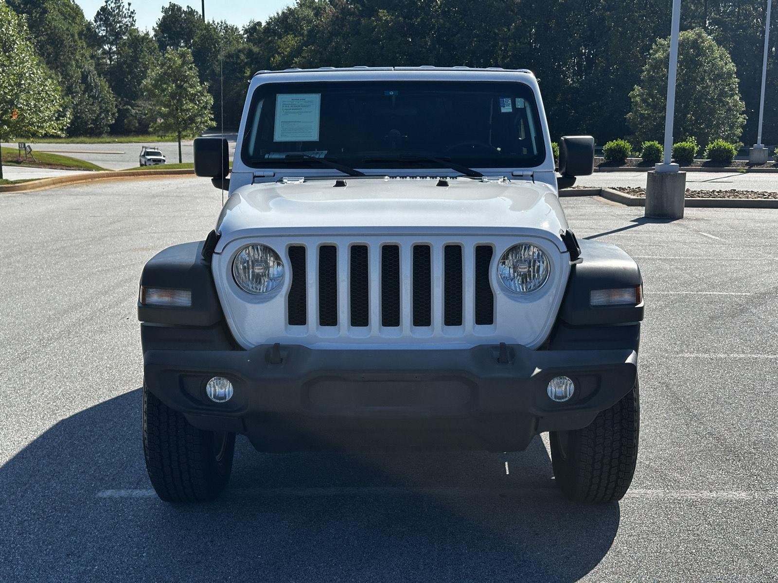 Used 2023 Bright White Clearcoat Jeep Sport S image 12